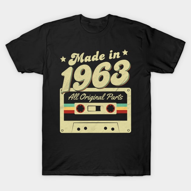 Made in 1963 T-Shirt by Cooldruck